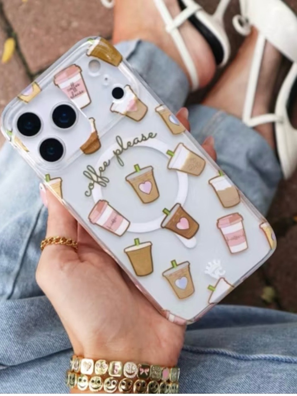 NEW Velvet Caviar coffee please cappuccino MagSafe phone case iPhone 17 pro NIB